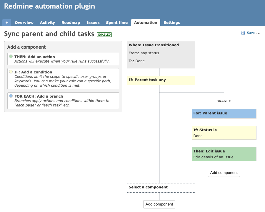 Automation plugin overview